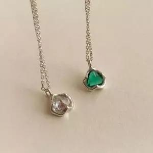 액세서리 06 925 Pyramid Silver necklace A