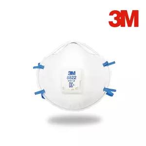 3M 8822 (1곽/10개) 1급 방진 마스크 분진 산업용 1회용