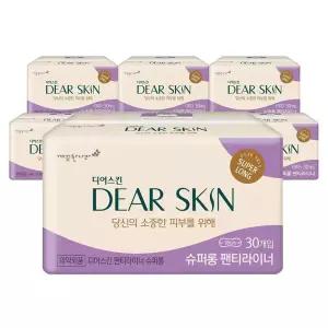 깨끗한나라 디어스킨 라이너 30p 6팩