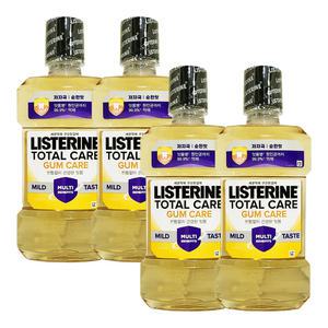 리스테린 검케어마일드 750ml 4개