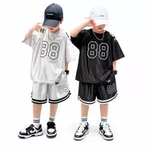 [삐삐네옷가게]남아 주니어 에잇에잇 메쉬 운동복 상하세트
