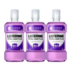 리스테린액 토탈케어 플러스 750ml 3개
