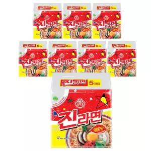 오뚜기 진라면 매운맛 멀티팩(5개입) x 8팩(총40개입)