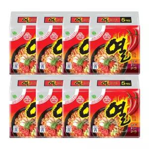 오뚜기 열라면 멀티팩(5개입) x 8팩(총40개입)