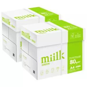 밀크 그린 친환경 A4 복사용지(A4용지) 80g 2BOX(5000매) _스타배송