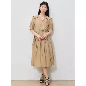 [리스트]바스락 세일러 칼라 셔링 원피스 택가격 268000원 _P403437286