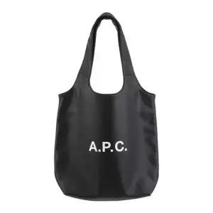 A.P.C [아페쎄] 남녀공용 스몰 NINON 토트백 가방 PUAAT M61861 LZZ BLACK)