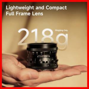 브라이트인 스타 MF 35mm F1.4 풀프레임 수동 초점 프라임 렌즈 미러리스 카메라 (소니 E, 후지 XF, 니콘 Z
