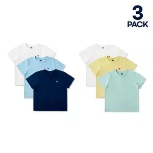 [블루독] 베이직 반팔 3PACK 티셔츠 (269E0-670-01)