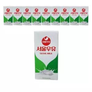 서울우유 흰우유 팩 우유 1000ml x 10입