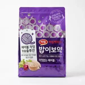 밥이보약 걱정없는 헤어볼 3.4kg x 1개