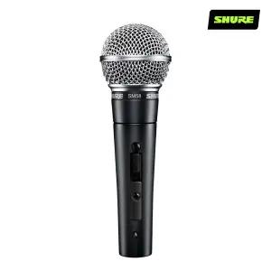 슈어 SHURE SM58SK 보컬용 단일지향성 다이나믹마이크 공연용 (스위치있음)