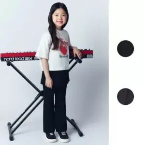 [롯데백화점]탑텐키즈 여아) 크링클 스커트 레이어드 부츠컷 팬츠 (MKF3PT2202)