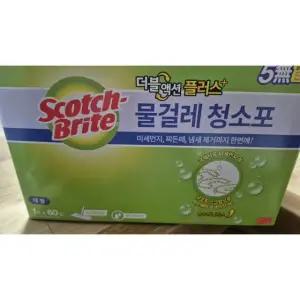 3M 스카치브라이트 대형 일반형 대용량 더블액션 플러스 물걸레 청소포 60매