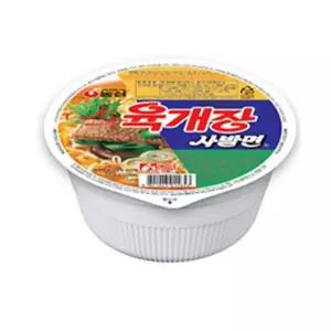 24개입 육개장사발면 농심 라면 컵라면 봉지라면 컵라면소컵 우유