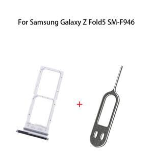 삼성 갤럭시 Z Fold5 SM-F946용 SIM 카드 트레이 + SD 소켓 리더 홀더 슬롯