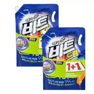 비트 EZL804Q1 세탁 세제 세탁기 액체 세제 드럼용 1.55L 2개