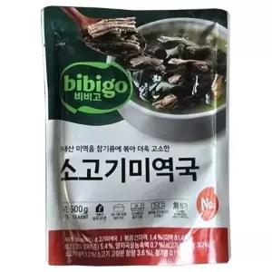 비비고 소고기미역국 500g 6개