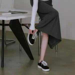 르무통 업 발 편한 메리노울 운동화 블랙