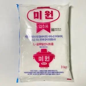 대상 청정원 미원 업소용 3kg