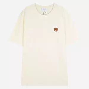 [메종키츠네]6S PM00107KJ7026 0063 폭스 헤드 반팔 티셔츠 베이지