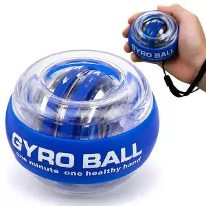 LED 메탈 자이로볼 블루 전완근 손목 운동 악력볼볼 파워 기구 악력볼 스트레칭볼 손볼 전완근볼 팔목 목볼