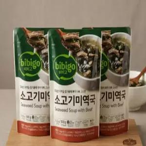 비비고 소고기 미역국 500g 6개
