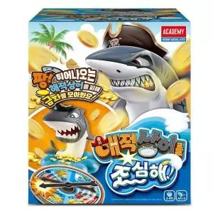 [셀러허브]아카데미과학 보드게임 해적상어를 조심해 보드게임 (S25021) (S43425032)