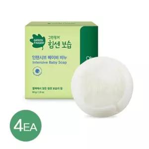 [아따맘][그린핑거] 힘센보습 베이비 비누 80gX4개