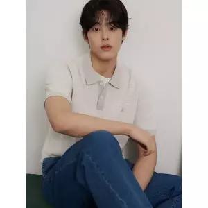 빈폴 26SS 30%OFF 투톤 텍스쳐 칼라넥 니트 베이지 BC6351C32A 1361038