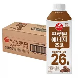 [서울우유][T]서울우유 프로틴 에너지 초코 240mlx18개