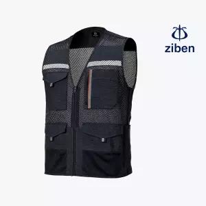 지벤 여름 작업복 에어 메쉬 현장 안전 조끼 ZB-V1823
