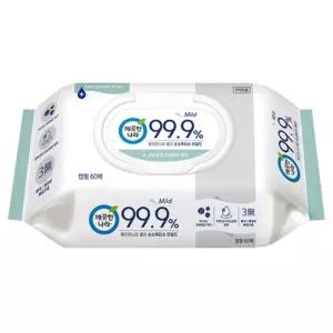 깨끗한나라 클린 손소독티슈 마일드 캡형 60매 10개