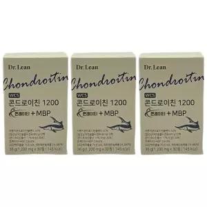 닥터린 콘드로이친 1200 콘레이티 MBP 철갑상어 연골 1200mg x 30정, 3개 / N
