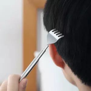 선물 미니 판촉물 안테나 효자손 스텐 개업 접이식 등긁개 등안마기 휴대용 머리두피마사지기 등긁게 개업