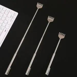 ( )스텐 스테인레스 안테나 길이 조절 접이식 휴대용 등 긁개 가제트 효자손 M10605