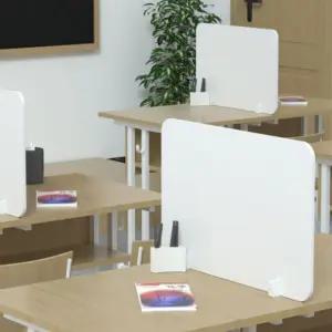 식탁 가림막 책상위 학교 칸막이 책상 테이블 도서관 식당 파티션 이동식 독서실 사무실