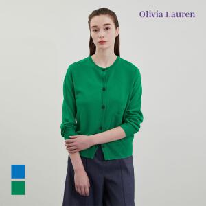 올리비아로렌 [OLIVIA LAUREN] 메탈 배색 니트 가디건_VOBBC4M4141
