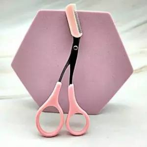 눈썹가위 가위 눈썹 정리 눈썹정리칼 핑크 1P