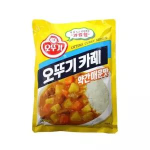식품 매운맛카레 오뚜기약간매운맛카레 오뚜기 카레 1kg 식자재