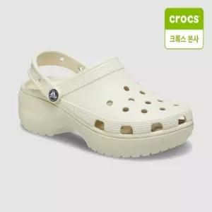 크록스 클래식 플랫폼 클로그 우먼 본 206750-2Y2