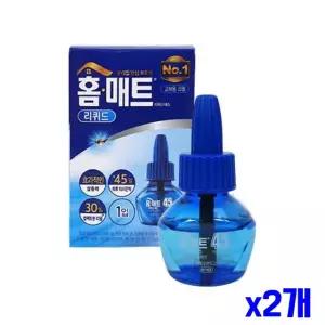 리퀴드 훈증기 전용 모기 매트 리필 29ml 45 일 x2 개 모기약 모기훈
