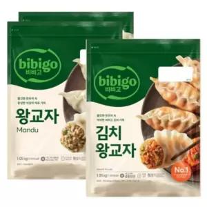 비비고 왕교자 1.05kg 2개 + 김치왕교자 1.05kg 1개