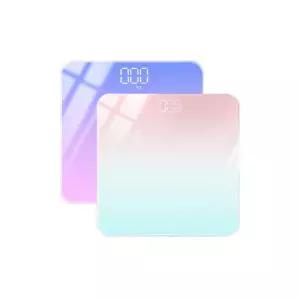 체중계 미니 LED 디자인 몸무게 디지털 전자 기계식 사각 온도측정가능