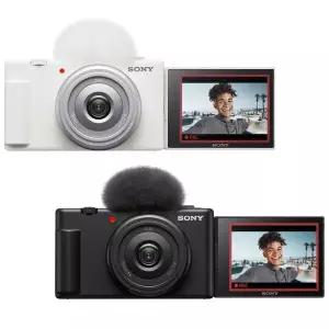 Sony 소니 브이로그 카메라 ZV-1F 블랙화이트 대리점 4092407