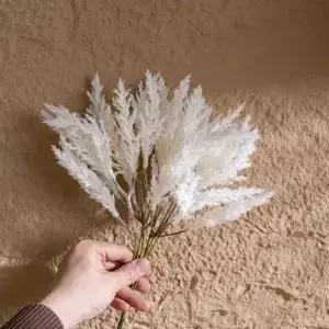 인공 아스틸베 치넨시스 신부 꽃 베이지색 인조 식물 팜파스 라임 부케 웨딩 파티 방 장식용