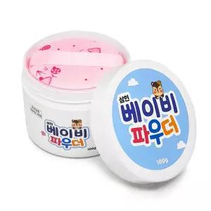 삼현 베이비 파우더 100g 유아 땀띠 아기분 기저귀파우더