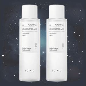 싸이닉 히아루론산 앰플스킨 300ml 2개 순한토너 피부진정