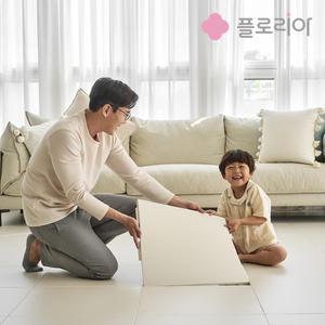 [플로리아] 구름매트 층간소음 매트 50x50 거실 놀이방 TPU 어린이 유아 아기