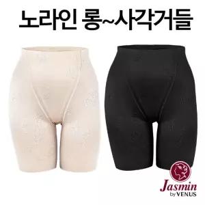 [자스민 비너스]샤틴 헴누디 보정 사각롱거들1종(JGR3035)64-88